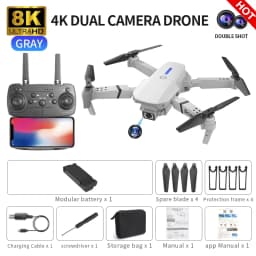 Lenovo New Drone E88 Pro RC 20000M Quadcopter Drone FPV WiFi Foldable With Mod Altitude Resistance 8K Camera Wide-angle Shootin