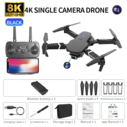 Lenovo New Drone E88 Pro RC 20000M Quadcopter Drone FPV WiFi Foldable With Mod Altitude Resistance 8K Camera Wide-angle Shootin