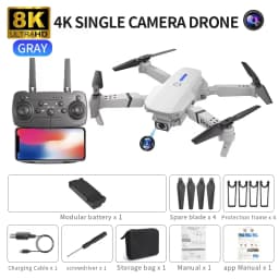 Lenovo New Drone E88 Pro RC 20000M Quadcopter Drone FPV WiFi Foldable With Mod Altitude Resistance 8K Camera Wide-angle Shootin
