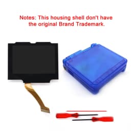 HISPEEDIDO Pre-Laminated IPS 3.0 inch V5 Real Drop in Screen For GBA SP LCD Replacement Kits Build in OSD Menu Easy to Install