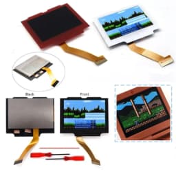HISPEEDIDO Pre-Laminated IPS 3.0 inch V5 Real Drop in Screen For GBA SP LCD Replacement Kits Build in OSD Menu Easy to Install