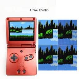 HISPEEDIDO Pre-Laminated IPS 3.0 inch V5 Real Drop in Screen For GBA SP LCD Replacement Kits Build in OSD Menu Easy to Install