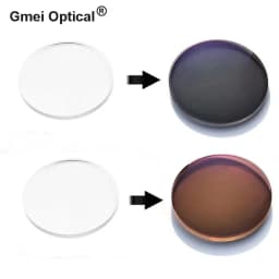 1.61 Photochromic Single Vision Prescription Optical Spectacles Lenses with Fast Color Change Performance