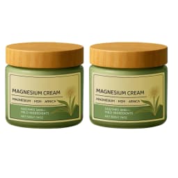 New Total Relief Soothe Magnesium Soothing Body Cream Non-Greasy Knees Muscles External Massage Care MSM  Arnica Mild Daily Care