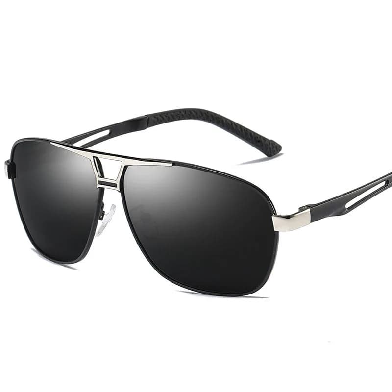 Men's Aviator Sunglasses — Military-Style Metal-Frame Shades with UV Protection and Anti-Glare