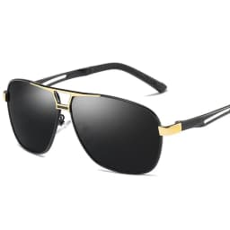 Men's Aviator Sunglasses — Military-Style Metal-Frame Shades with UV Protection and Anti-Glare