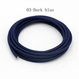 2m 3m 5m 10m 250V 2 Core 0.75mm2 Textile Electric Wire Fabric Cloth Braided Flex Cable Vintage Lamp Cord