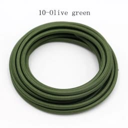 2m 3m 5m 10m 250V 2 Core 0.75mm2 Textile Electric Wire Fabric Cloth Braided Flex Cable Vintage Lamp Cord