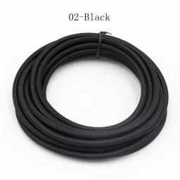 2m 3m 5m 10m 250V 2 Core 0.75mm2 Textile Electric Wire Fabric Cloth Braided Flex Cable Vintage Lamp Cord