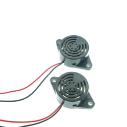 2 PCS Piezo Buzzer, Icstation Buzzer Alarm 12V Electronic Beep Buzzer 100dB Piezo Alarm Siren Continous Sound for Motorcycle