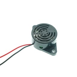 2 PCS Piezo Buzzer, Icstation Buzzer Alarm 12V Electronic Beep Buzzer 100dB Piezo Alarm Siren Continous Sound for Motorcycle