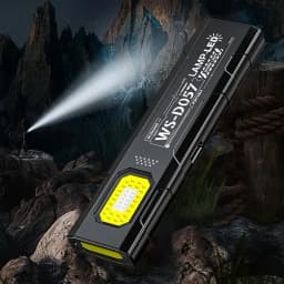 LED Keychain Flashlight Type C Rechargeable 600LM Portable Mini Torch Pocket Lantern Flood Work Light With Magnet For Emergency