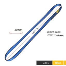 XINDA 22KN Professional Outdoor Rock Climbing Equipment Sling Belt Protective Supplies High Strength Wearable Belts