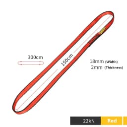 XINDA 22KN Professional Outdoor Rock Climbing Equipment Sling Belt Protective Supplies High Strength Wearable Belts