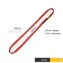 XINDA 22KN Professional Outdoor Rock Climbing Equipment Sling Belt Protective Supplies High Strength Wearable Belts
