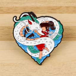 2pcs Cool Dragon Enamel Pin Set Cartoon Anime Brooch For Coat Women's Brooches Fashion Lapel Badges Jewelry Gift for Friends
