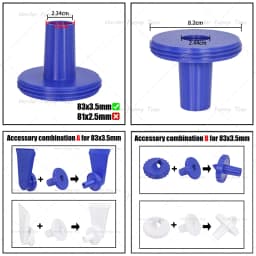 Pool Fountain Direct Mounting Compatible With Bestway or Intex Nozzles Pool Waterfall Easy To Install, Suitable for Pool Parties