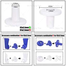 Pool Fountain Direct Mounting Compatible With Bestway or Intex Nozzles Pool Waterfall Easy To Install, Suitable for Pool Parties