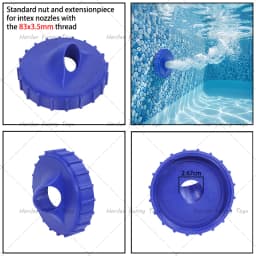Pool Fountain Direct Mounting Compatible With Bestway or Intex Nozzles Pool Waterfall Easy To Install, Suitable for Pool Parties
