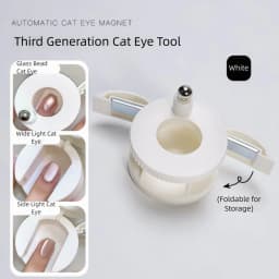 MIANEL New Upgrade 3-Second Hollow Cat Eye Magnet Strong Power Ring Magnet Fast Black Hole Effect for Magnetic Nail Art Beginner