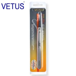 VETUS ESD-259A Interchangeable Head Anti-static Tweezers Stainless Steel Body Anti-static Carbon Fiber Conductive Plastic Head
