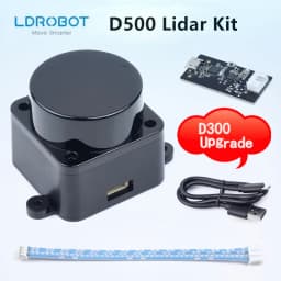LDROBOT D500 lidar kit TOF laser Radar Lidar Scanner 360° 60000Lux support ROS1 ROS2 for Indoor and outdoor (C1)