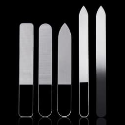 Clear Glass Nail File Buffing Grit Sanding Polishing Grinding Manicure Nail Art Tools Set Professional Glass Nano Nail Saw