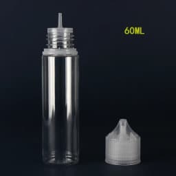 5PCS 30ml-120ml PET Clear Dropper Bottles Vape Juice E Liquid Transparent Empty Oil Containers with CRC Cap Laboratory Supplies