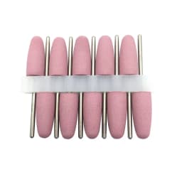10Pcs/Lot Silicone Rubber Dental Polisher Nail Drill Milling Cutter Handpiece Grinding Machine Polishing Tools