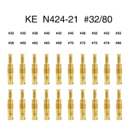 ZSDTRP 20pcs Carburetor Main/Slow Pilot Jet Set Replacement For PWK PWM PE 24 26 28 30 PJ FCR-MX CV Motorcycle Carburetor Jets