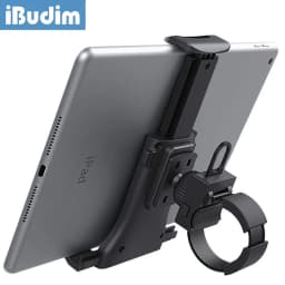 Bike Bicycle Tablet Holder Universal 4-11 Inch Indoor Gym Treadmill Handlebar Tablet Holder Stand Support For iPad iPhone