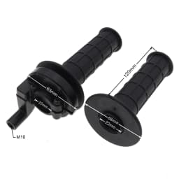 7/8" 22mm Hand Grip With Throttle With Twist Cable For 50cc 110cc 125cc 250cc ATV Quad Pit Dirt Bike Motorcycle Motocross Racing