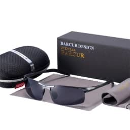 BARCUR Sport Classic Design Aluminum Sunglasses Men Women Polarized Anti-Reflective Photochromic Sun Glasses UV400