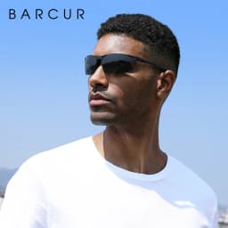 BARCUR Sport Classic Design Aluminum Sunglasses Men Women Polarized Anti-Reflective Photochromic Sun Glasses UV400