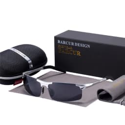 BARCUR Sport Classic Design Aluminum Sunglasses Men Women Polarized Anti-Reflective Photochromic Sun Glasses UV400