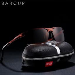 BARCUR Sport Classic Design Aluminum Sunglasses Men Women Polarized Anti-Reflective Photochromic Sun Glasses UV400