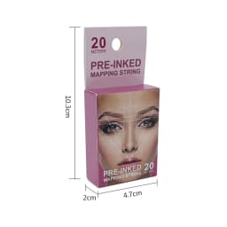 20M Mapping Pre-ink String for Microblading Eyebow Make Up Dyeing Liner Thread Semi Permanent Positioning Eyebrow Measuring Tool