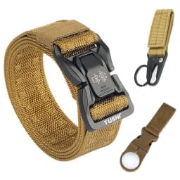 VATLTY New Tactical Outdoor Belt for Men Alloy Buckle Quick Release Combat Casual Belt Jeans Black Waistband Girdles Male