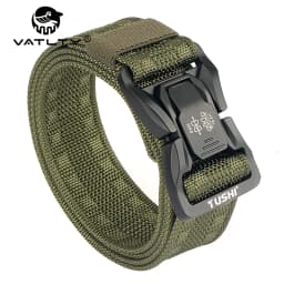 VATLTY New Tactical Outdoor Belt for Men Alloy Buckle Quick Release Combat Casual Belt Jeans Black Waistband Girdles Male