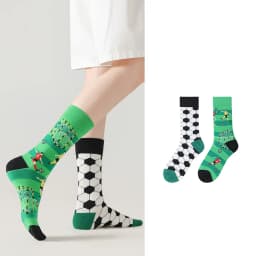 New original AB autumn and winter personalized mid tube combed cotton socks, trendy sports and casual socks