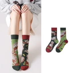 New original AB autumn and winter personalized mid tube combed cotton socks, trendy sports and casual socks