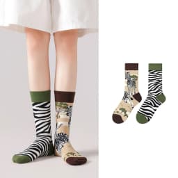 New original AB autumn and winter personalized mid tube combed cotton socks, trendy sports and casual socks