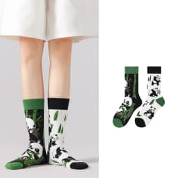 New original AB autumn and winter personalized mid tube combed cotton socks, trendy sports and casual socks