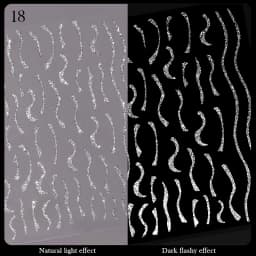 3D Nail Stickers Bronzing Gold Silver Lines Stripe Geometric Design Flowers Gradient Adhesive Slider Papers Nail Art Accessories