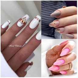 3D Nail Stickers Bronzing Gold Silver Lines Stripe Geometric Design Flowers Gradient Adhesive Slider Papers Nail Art Accessories