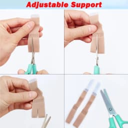 Pexmen 1/2/5/10Pcs Hammer Toe Straightener Toe Splints Cushions Bandages for ProtectorCrooked & Overlapping Toes Protector