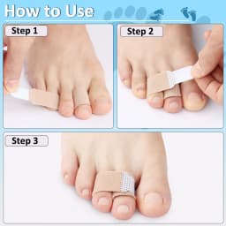 Pexmen 1/2/5/10Pcs Hammer Toe Straightener Toe Splints Cushions Bandages for ProtectorCrooked & Overlapping Toes Protector