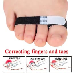 Pexmen 1/2/5/10Pcs Hammer Toe Straightener Toe Splints Cushions Bandages for ProtectorCrooked & Overlapping Toes Protector