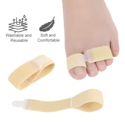 Pexmen 1/2/5/10Pcs Hammer Toe Straightener Toe Splints Cushions Bandages for ProtectorCrooked & Overlapping Toes Protector