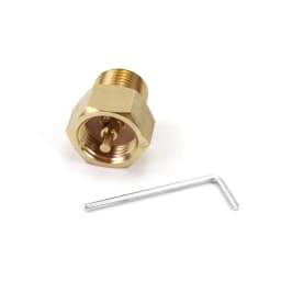 New Commercial CO2 Tank Cyclinder RPV Residual Pressure Valve Push Pin Adaptor for Filling Charging W21.8 to W21.8